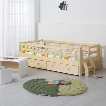 (5%추가할인/익일배송) 미키이단침대프레임(매트리스업그레이드)