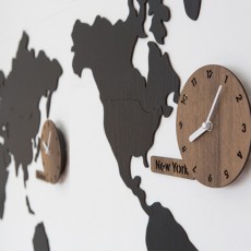세계지도벽시계