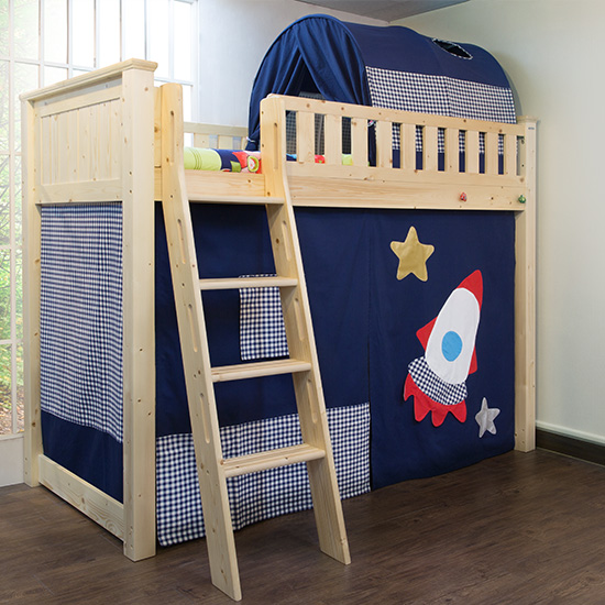 우주여행침대커튼