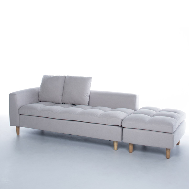 (익일배송) 크리머3인용쇼파의자(스툴포함+쿠션증정)