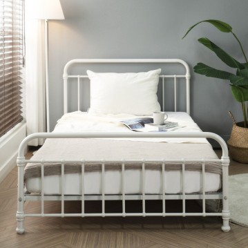 (5%추가할인/익일배송) 튜브철제슈퍼싱글침대프레임
