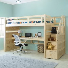 (익일배송) 미키키높이벙커분리침대프레임+기본책상형(매트리스업그레이드)