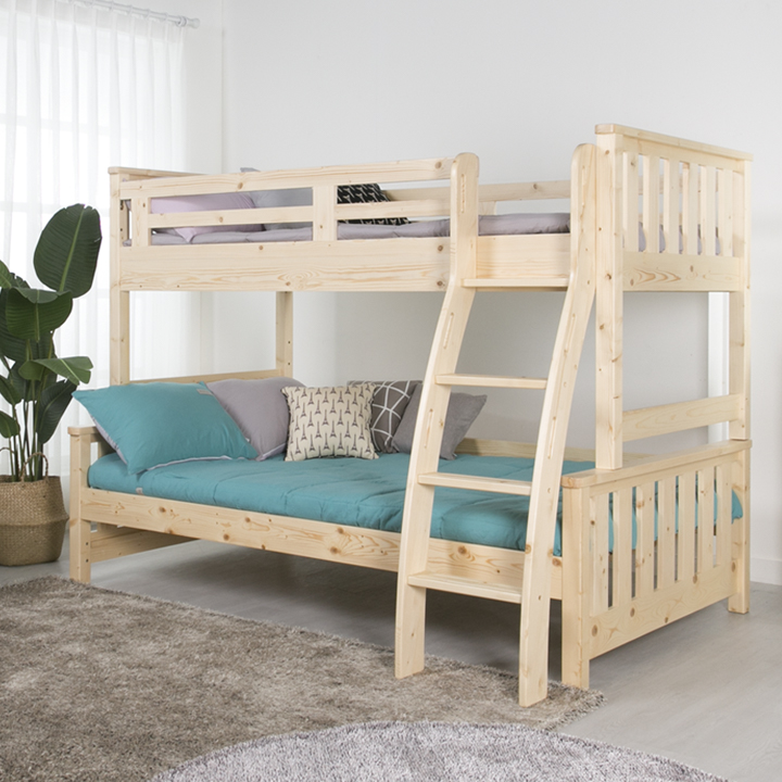 (5%추가할인/익일배송) 해리이층침대프레임(사다리증정)