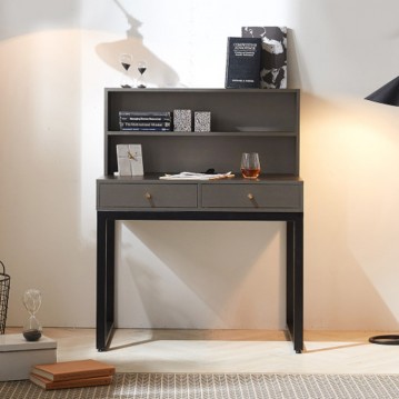 메탈그레이서랍책상900