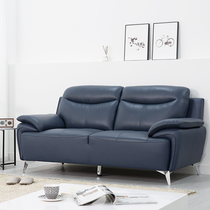 (3만원즉시할인/익일배송) 루쏘천연면피가죽3인용쇼파