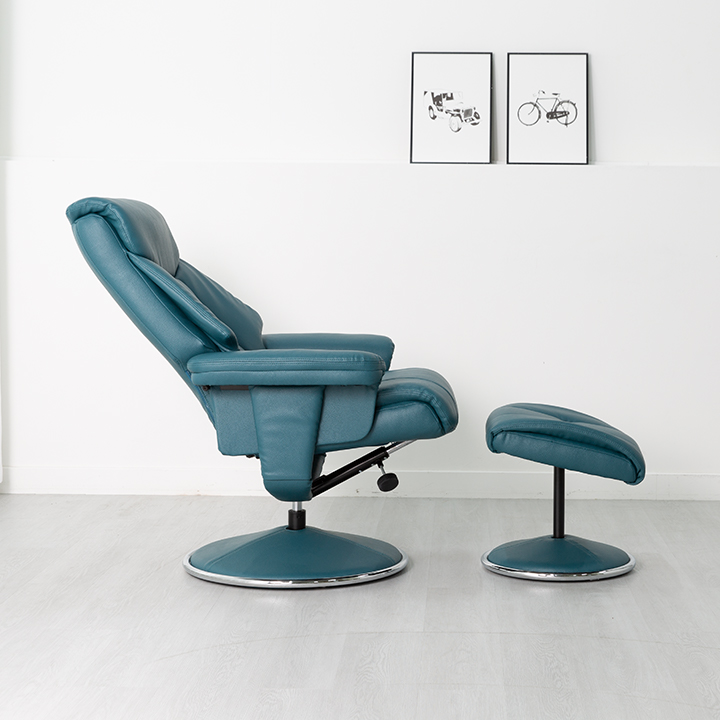 (익일배송) 슈트라운지회전쇼파의자(풋스툴포함)