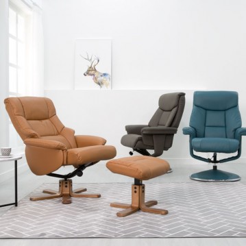 (익일배송) 마인라운지회전쇼파의자(풋스툴포함)