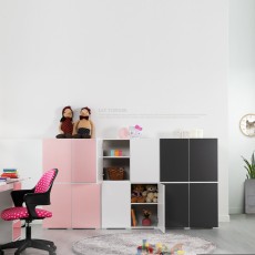 (착불) 레이토들러8단수납장