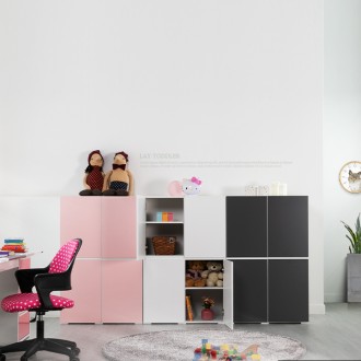 (착불) 레이토들러8단수납장