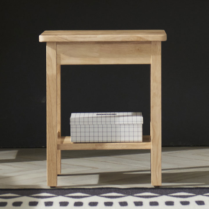 (착불) 그로브고무나무화장대원목의자