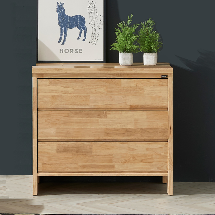 (착불) 그로브고무나무3단서랍장