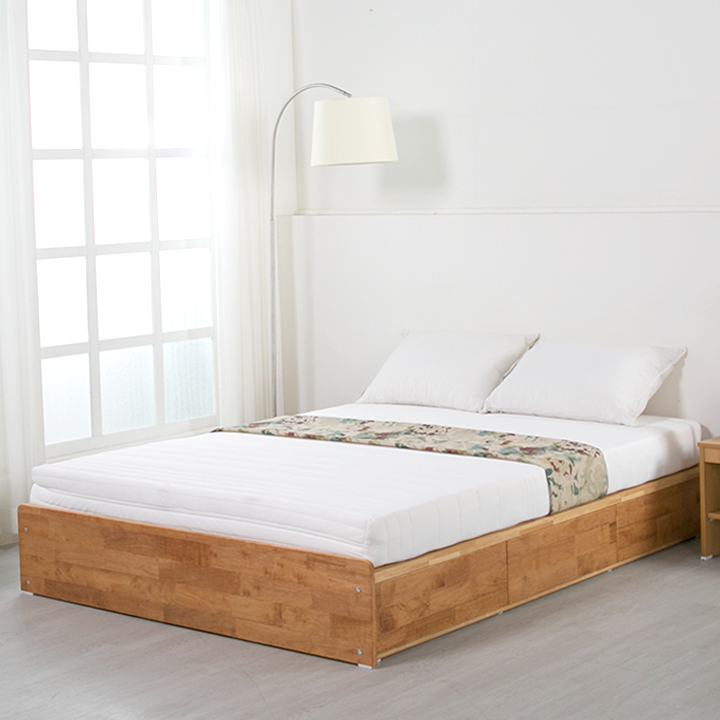 (익일배송) 에보니아 주니어 성인 수납 침대 프레임(슈퍼싱글/퀸) 무료설치