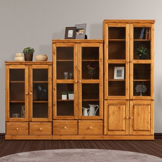 헤일리레드파인원목장식장(1200/1500/1800)