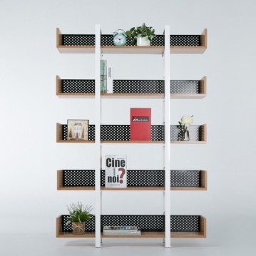 키트철제선반책장1200(내추럴/아카시아)