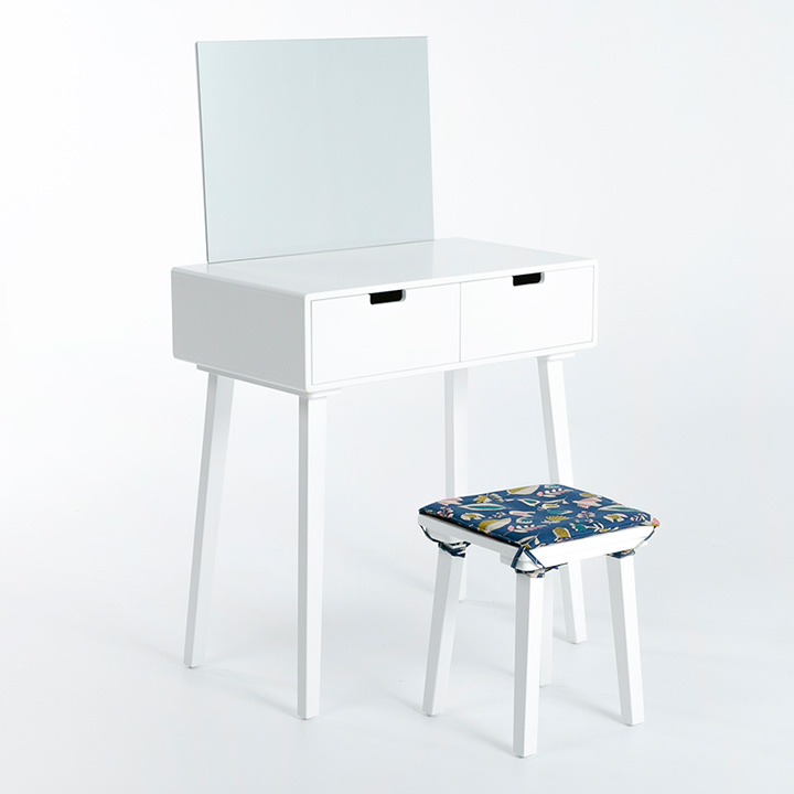 (익일배송) 모노화장대세트(구성:거울+화장대+스툴)