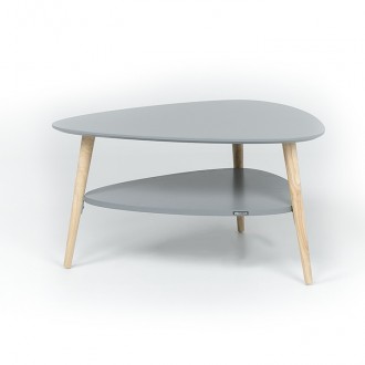 (익일배송/택배배송) 더블원목2단거실테이블