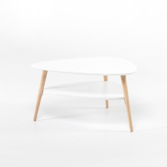 (익일배송/택배배송) 더블원목2단거실테이블