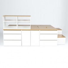 (착불) 데니스수납평상형SS침대프레임(DNSSET10-1)