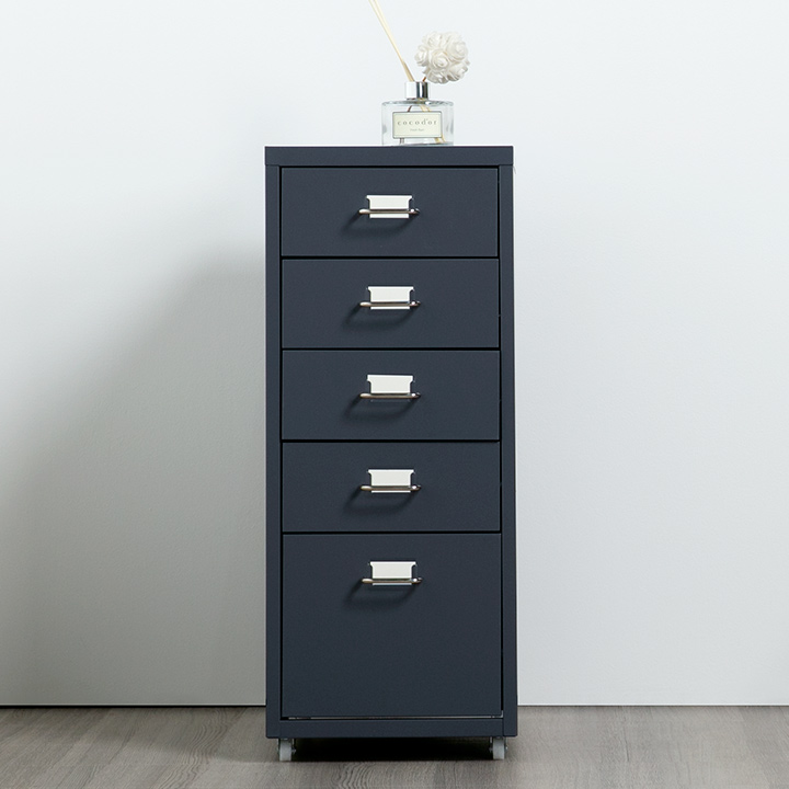 (택배배송) 빌드5단철제하이서랍장