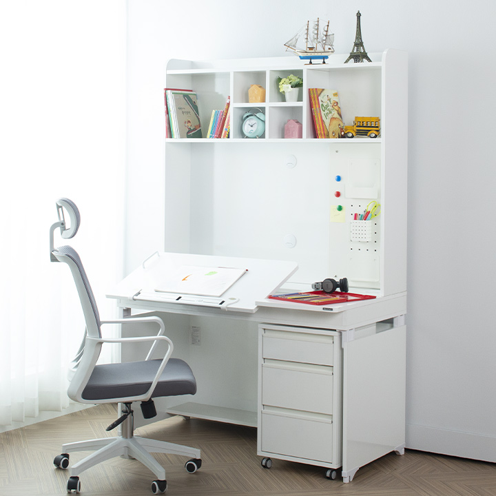 스티브각도조절1인용편수책상