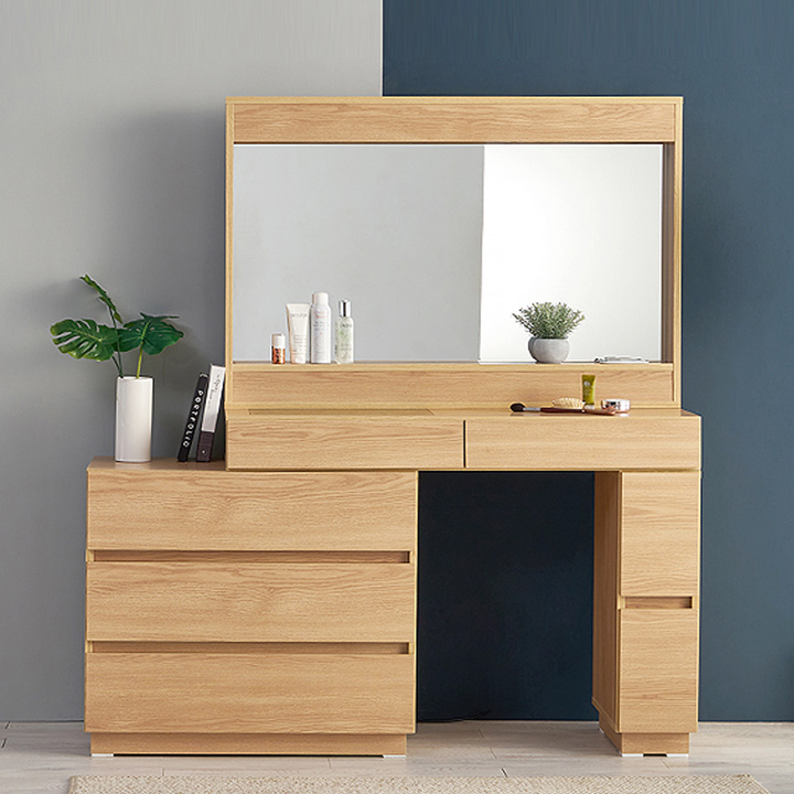 (착불) 아일로수납화장대세트800(조명거울)