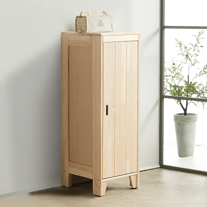 (착불) 에셔뉴송원목3단틈새수납장