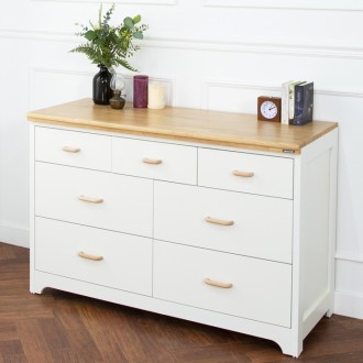 하리쉬와이드원목서랍장(1200)(내추럴)