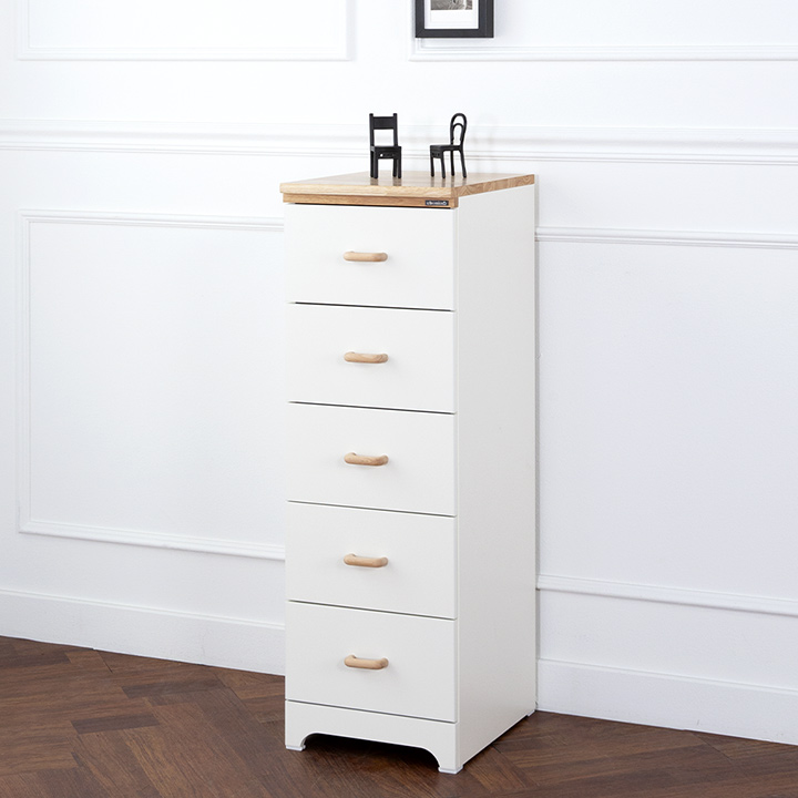 하리쉬5단미니원목서랍장