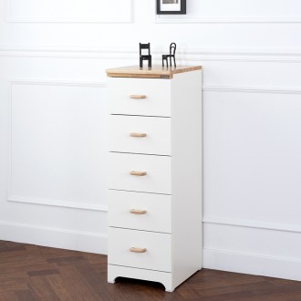 하리쉬5단미니원목서랍장