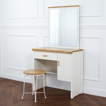 하리쉬원목화장대세트(화장대+스툴+거울)