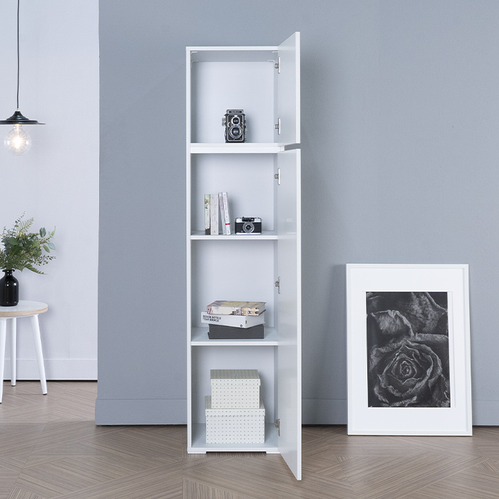 (착불) 슈슈4단다용도수납장(400)