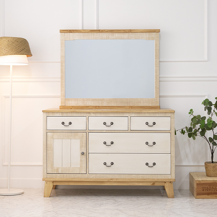 로망스와이드원목서랍장(1200)