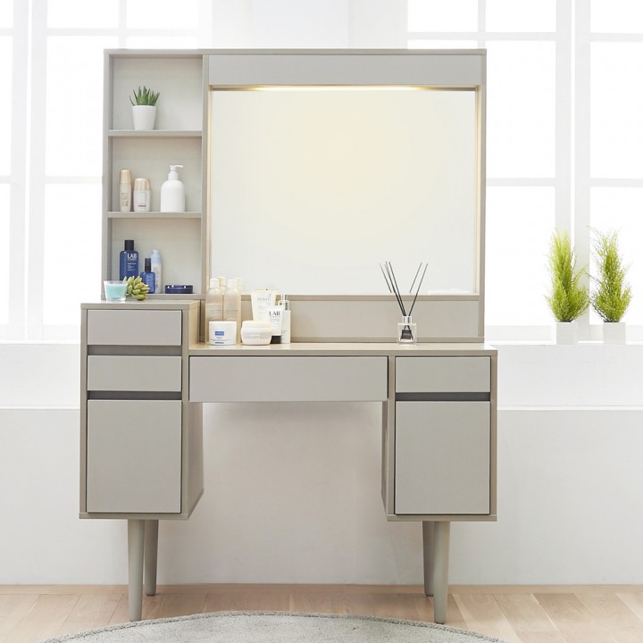 에바수납화장대(일반거울/조명거울)