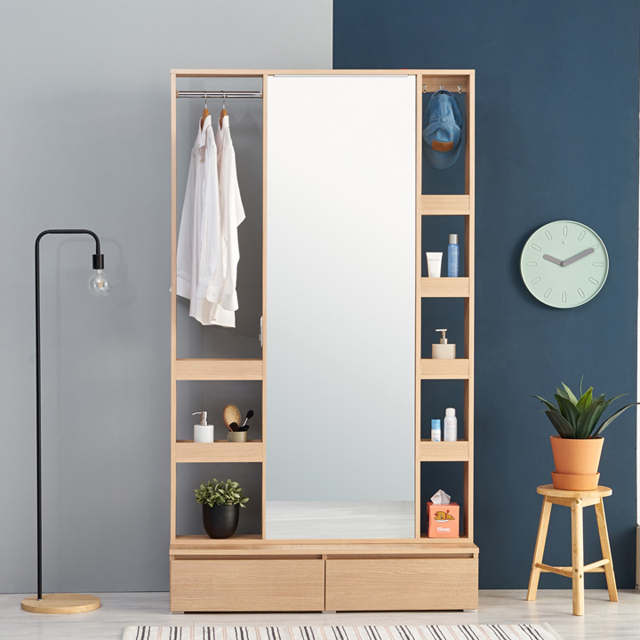 (착불) 리아전신거울화장대(서랍형)(대/중)