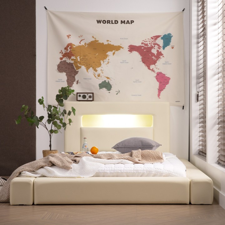 (착불)버드저상형침대오픈형(슈퍼싱글)(일반형/LED형)