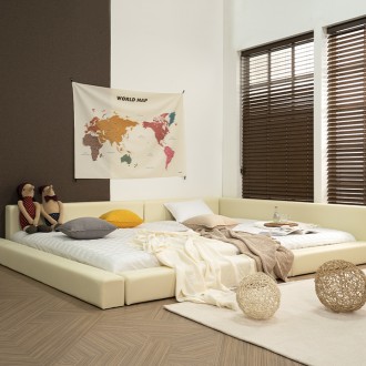 (착불)버드패밀리형침대가드형(슈퍼싱글+슈퍼싱글)(일반형/LED형)