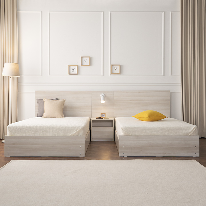 (착불) 타임호텔형패밀리침대(슈퍼싱글+슈퍼싱글)