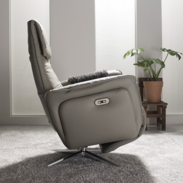 기네스전동라운지회전리클라이너(천연면피소가죽)