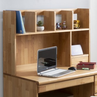 엘다원목편수책상3단서랍(책꽂이포함)