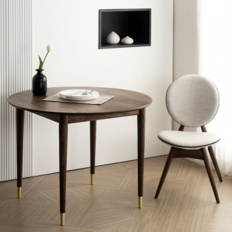 루체호두나무원형식탁(1000/1100/1200)