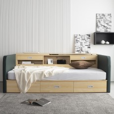 (착불)레아.2접이식테이블멀티수납형침대(S)