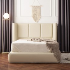 (착불) 르반독립스프링가죽침대(SS/Q)