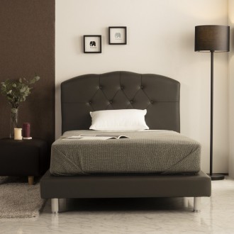 (착불) 마티아인조가죽침대(SS/Q)