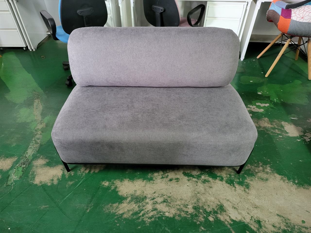 [B등급] 210909-12 팬시 2인 패브릭 그레이