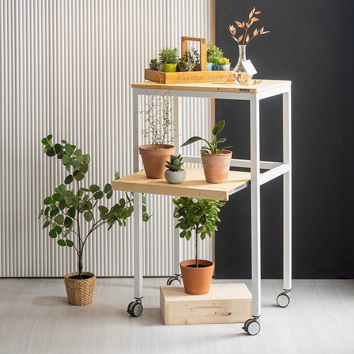 제이스원목슬라이딩선반장