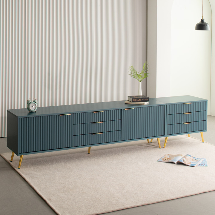 (착불) 딘와이드낮은거실장2100