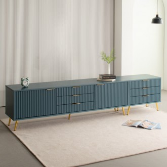 (착불) 딘와이드낮은거실장2100