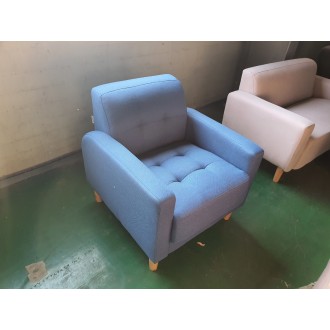 [B등급] 211014-7 루비1인소파_패브릭_아쿠아블루