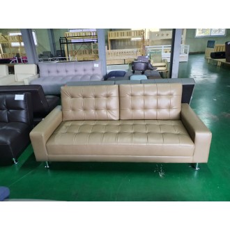 [B등급] 211019-1 갤럭시소파베드_인조가죽_카푸치노