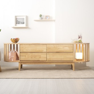 템플원목2단거실장1800